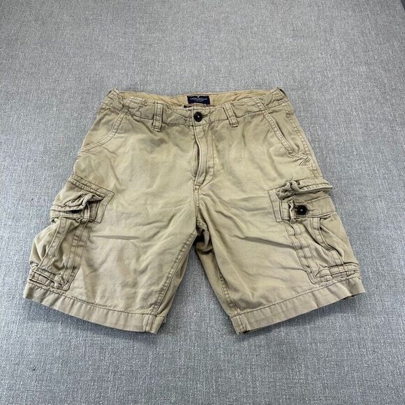 American Eagle Outfitters Other - American Eagle Cargo Shorts Size 33‎ Khaki Outdoors Canvas Classic